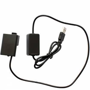 USB-адаптер живлення ACK-E5 для Canon замість акб LP-E5 (для Canon 450D, 500D, 1000D)