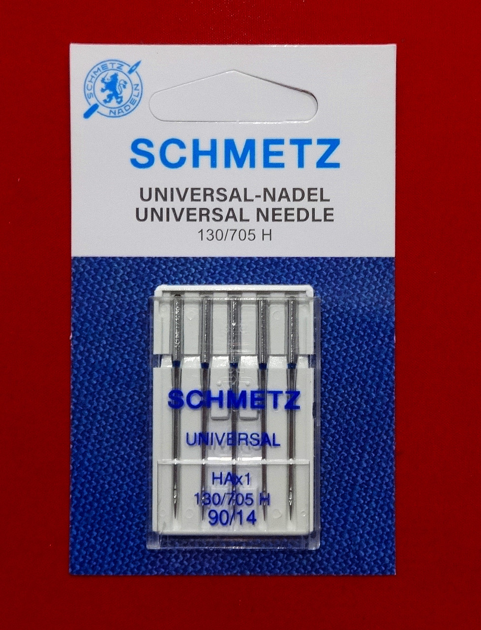 Голки універсальні №90/14 Schmetz для побутових швейних машин (5 шт), фото 1