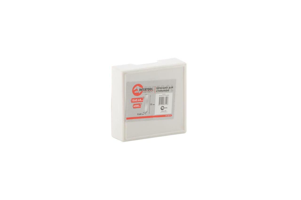 Пневмошпількамі Intertool 15 мм (6000 шт.) (PT-8715)