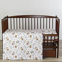 Змінна постільна білизна Світ тварин коричневий