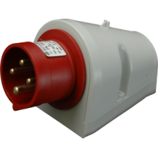 Вилка настінна IPN 1643 IP44 (16A 400V 3P+PE) SEZ, фото 1