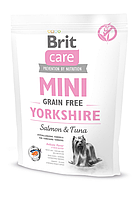 Brit Care GF Mini Yorkshire Корм для йоркширських тер'єрів із лососем і тунцем 0.400 кг