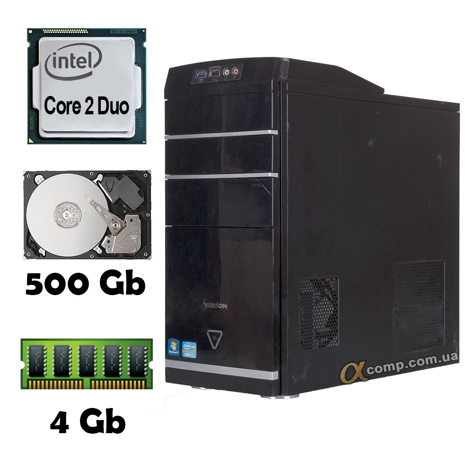 AlphaPC (Core2Duo E7200 • 4Gb • 500Gb) R0-T001