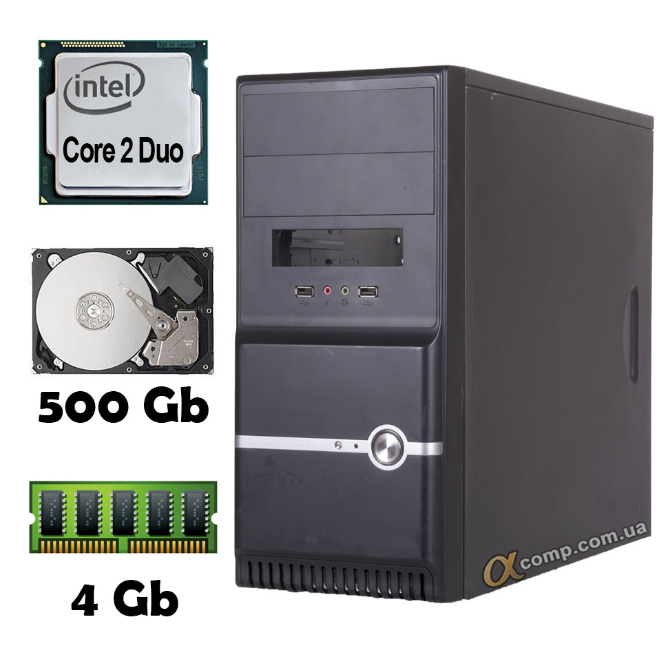 AlphaPC (Core2Duo E8200 • 4Gb • 500Gb) R0-T001