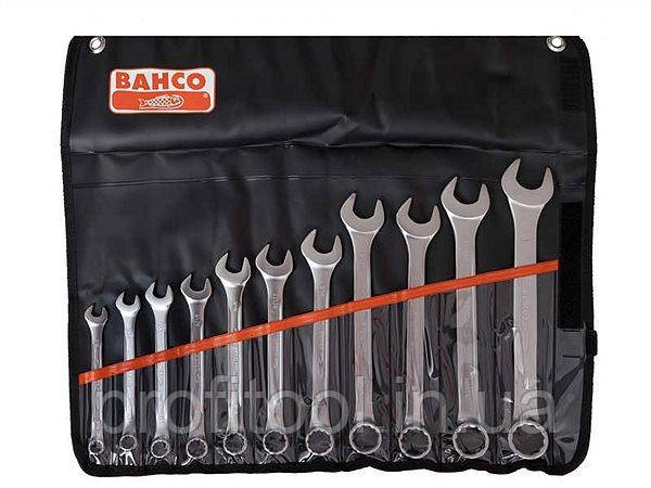 Набір ключів BAHCO комбінованих вигнутих 8-22 мм; 11шт екстра ванадієва сталь (111M\11T), фото 1