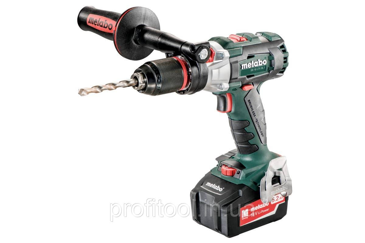 Акумуляторний ударний дриль-шуруповерт METABO SB 18 LTX BL I 5.2 Ач (602352650)