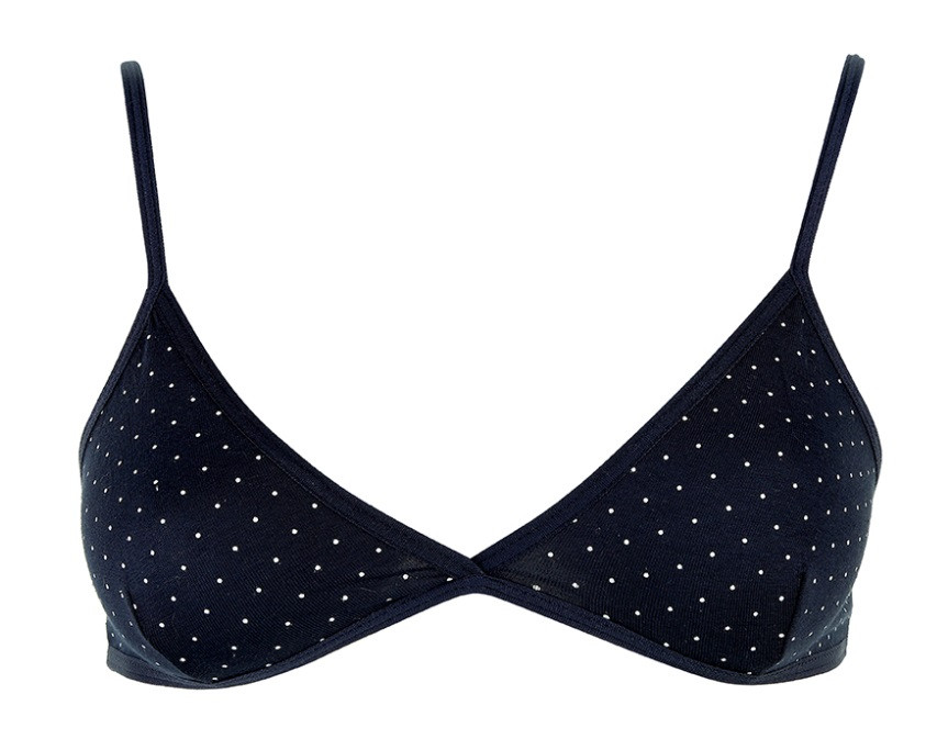 Ліфчик підлітковий для дівчинки "Синій у малюнок", 14-15 років (зріст 158-164)