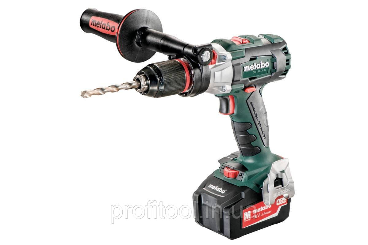 Акумуляторний ударний дриль-шуруповерт METABO SB 18 LTX BL I 4.0 Ач (602352500)