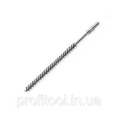 Щітка йорж LESSMANN 18х80х115 мм, з зовнішньою різьбою М6, сталевий дріт, проста спіраль 500318, фото 1