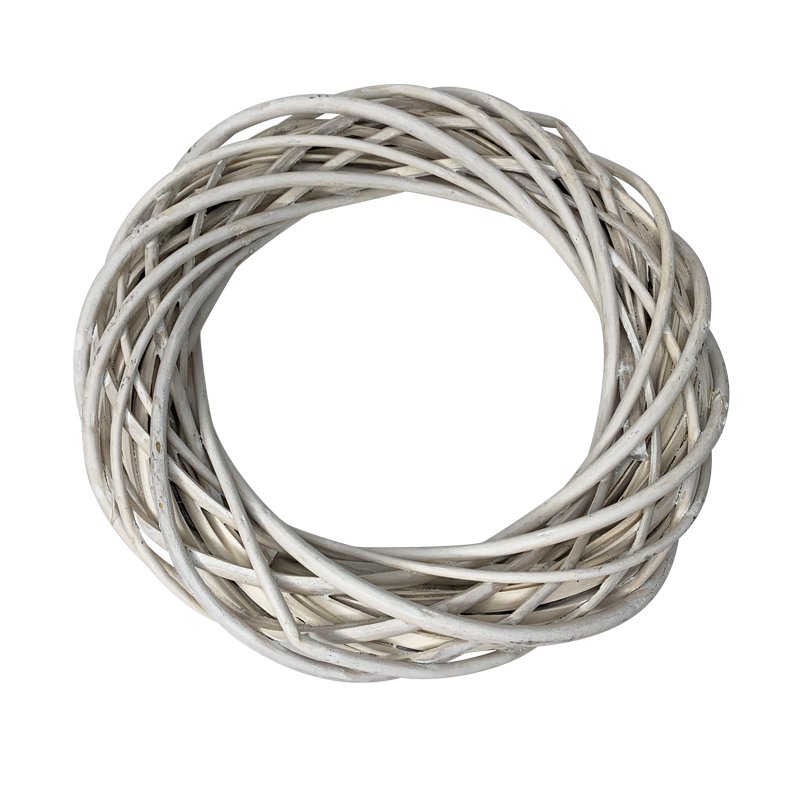 Вінок із лози d=25 см прованс