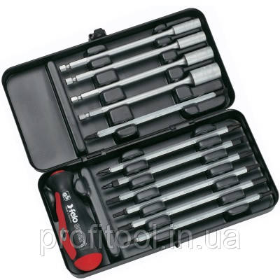 Набір викруток в чохлі FELO-SMART Механіки PH, Pz, Torx, SW + спецручка. (6091206), фото 1