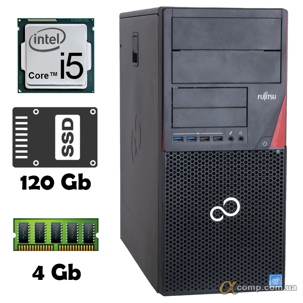 Комп'ютер Fujitsu P720 (i5-4430 • 4Gb • ssd 120Gb), фото 1