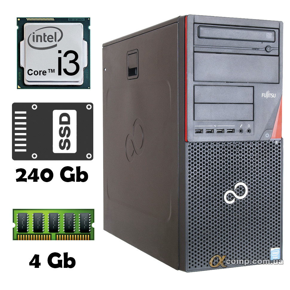 Комп'ютер Fujitsu P720 (i3-4130 • 4Gb • ssd 240Gb)