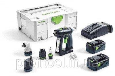 FESTOOL Акумуляторний дриль-шупуповерт З 12 CE-NC-С45-Set 564166