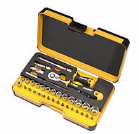 Набор головок и бит Felo-R-GO XL 1 / 8-9 / 16 мм; реверсивная ручка, удлинители, переходник; 36 шт. (5783656)