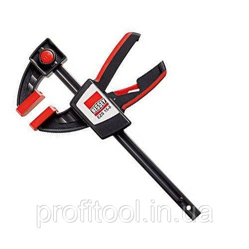 Струбцина Bessey одноручна EZS 300х80 мм; Розтискання 510 мм; зусилля до 2000 Н; 2-х компонентна ручка. (EZS30-8), фото 1