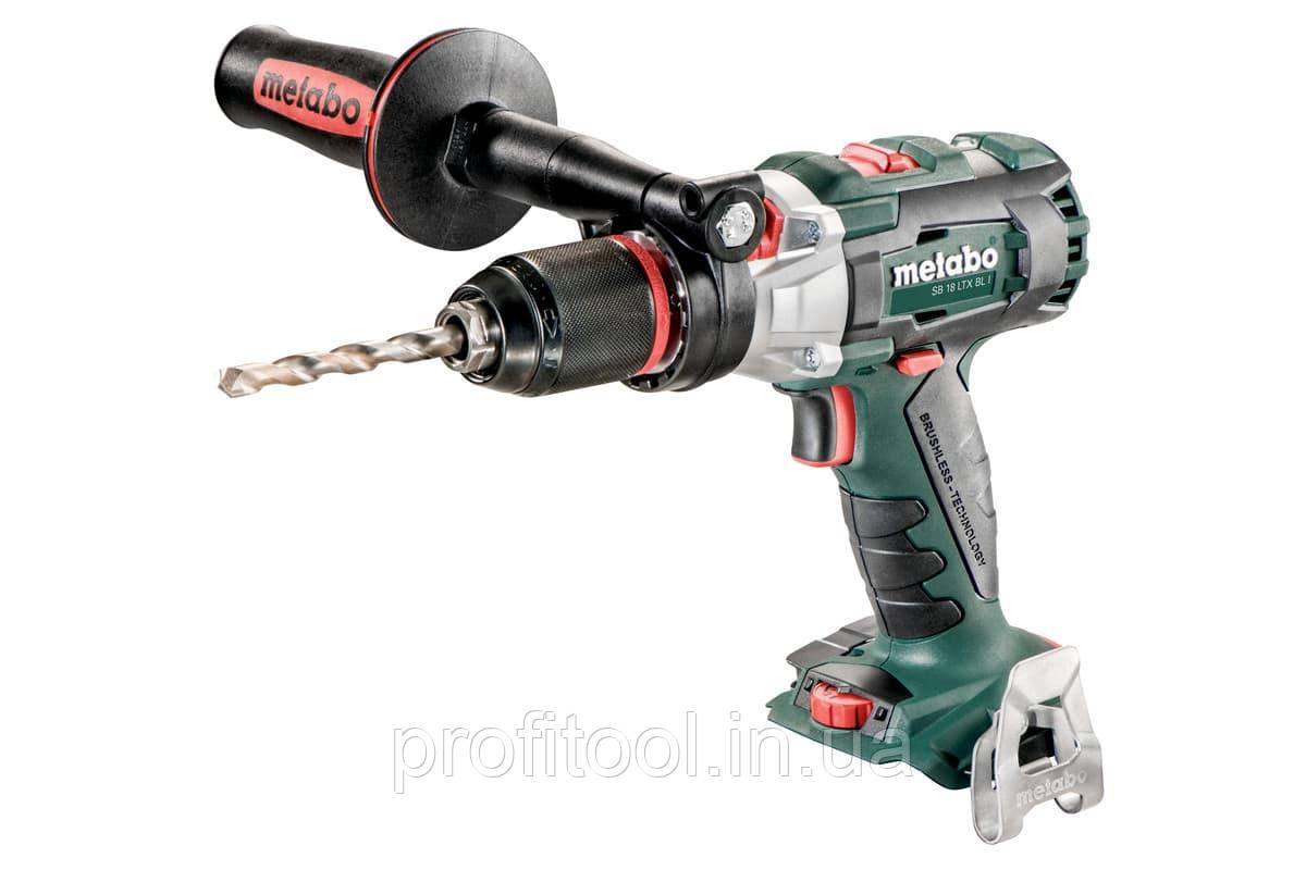 Акумуляторний ударний дриль-шуруповерт METABO SB 18 LTX BL I Каркас (602352890)