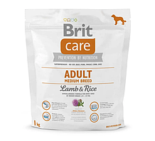 Brit Care Adult Medium Breed Lamb & Rice Корм для дорослих собак середніх порід 1 кг