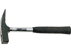 Молоток покрівельника BAHCO 600г; прорезинованная ручка; насічка на бойку; лапа; магнітний тримач цвяха (485)