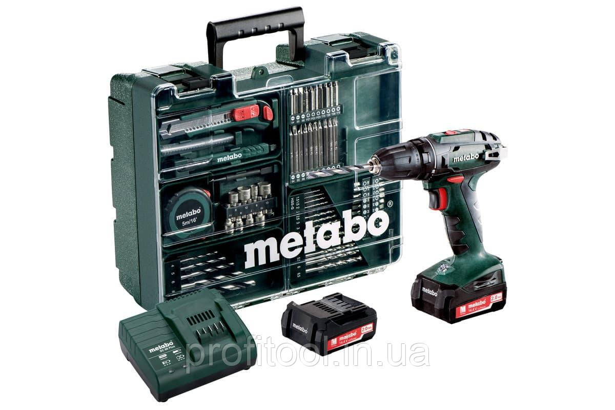 Акумуляторний шуруповерт METABO BS 14,4 Li 2 Акб 2.0 Ач Mobile Workshop (602206880)
