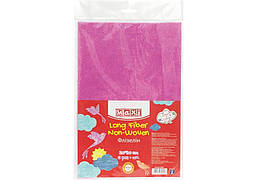 Флізелін, 20*30 см, 30±1 г/м2, 5 листків, ніжний рожевий