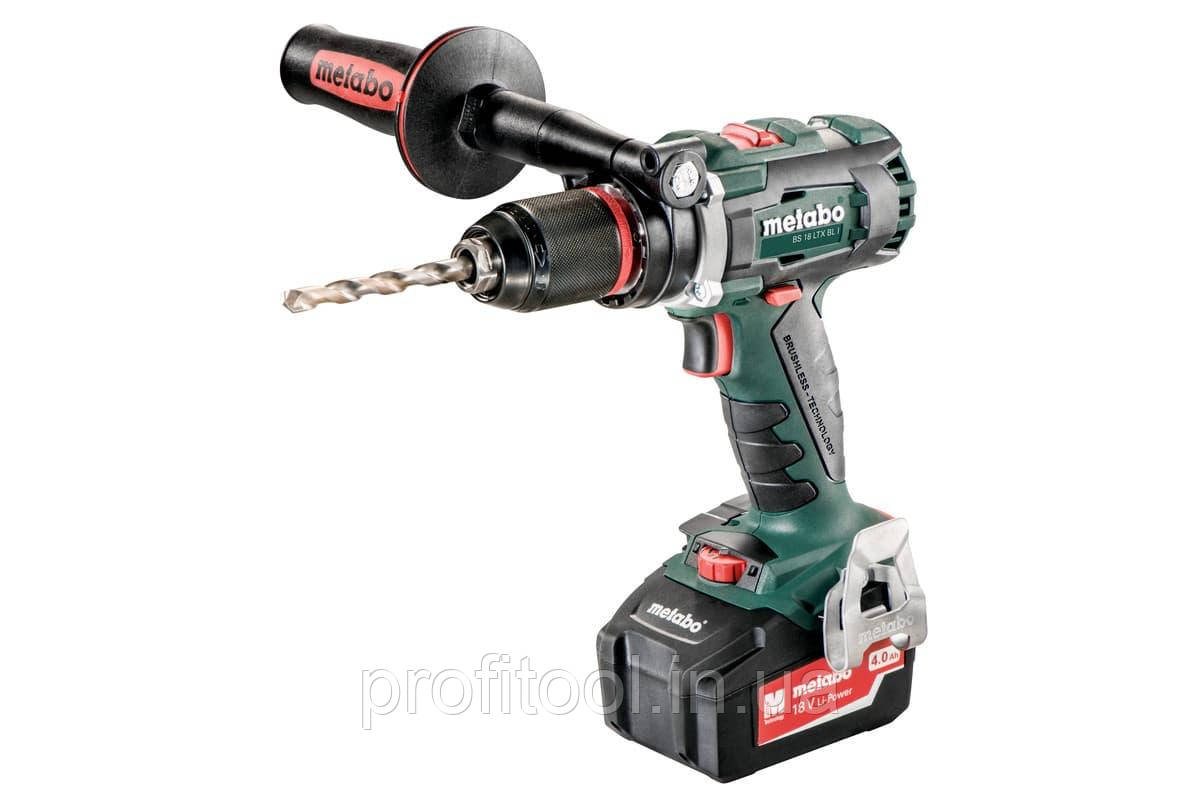 Акумуляторний дриль-шуруповерт METABO BS 18 LTX BL I 4.0 Ач (602350500)