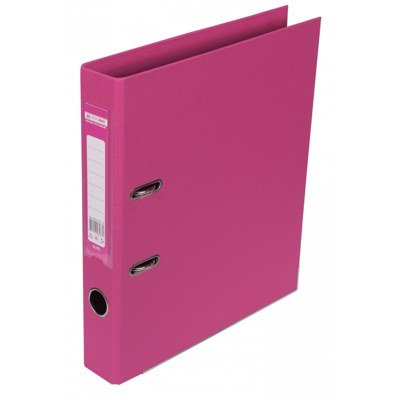 Реєстратор А4 5см BM.3002-10 ELITE двосторонній рожевий PP (1/30/480), фото 1