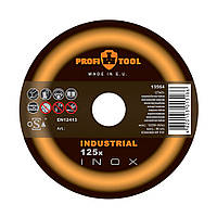 PROFITOOL Круг отрезной по металлу INOX INDUSTRIAL 125х0,75х22,2мм; E20A60S-BF; F42; 12250 об/мин (71008)