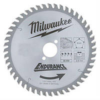 Диск пильный MILWAUKEE 250х2,4х30 мм; Z 48; дерево, ДСП, ламинат, пластмасса, гипсокартон, цветные металлы