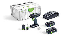 Festool Аккумуляторная дрель-шуруповёрт Festool T 18+3 Li 3,1-Compact 574908 (574908)