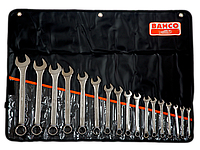 Набор ключей BAHCO комбинированных выгнутых 8-32 мм; 17шт экстра ванадиевая сталь (111M\17TL)