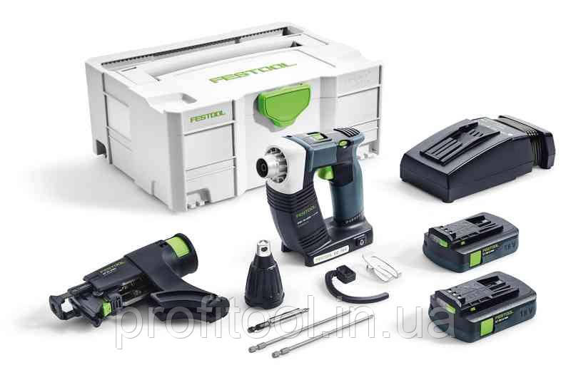 Акумуляторний будівельний шуруповерт FESTOOL DURADRIVE DWC 18-4500 Li 3,1-Compact (574913)