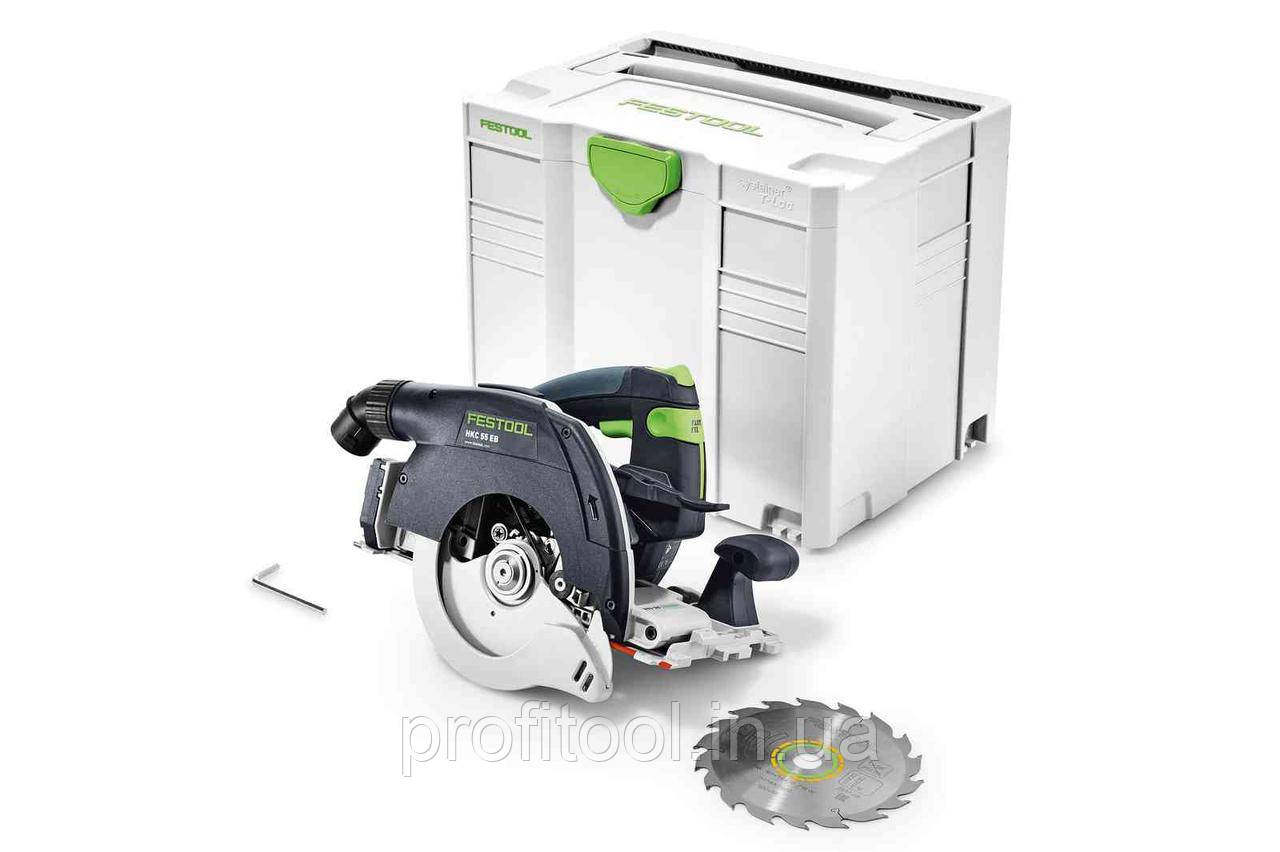 Акумуляторна шабельна пила HKC 55 Li EB-Basic FESTOOL (201358)