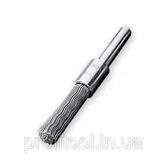 Щітка кінцева LESSMANN D11х25 мм; хвостовик 6 мм; високоміцний сталевий дріт 0,35 мм; 12000 об / хв; 466171, фото 1