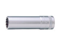 Головка торцевая BAHCO 12-ти гранная удлиненная 10 мм; квадрат3/8"; полированная CrV сталь (A7402DM-10)
