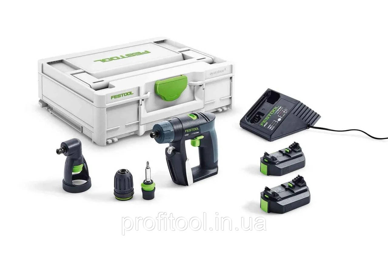 FESTOOL Акумуляторний дриль-шуруповерт CXS 2,6-Set 576093