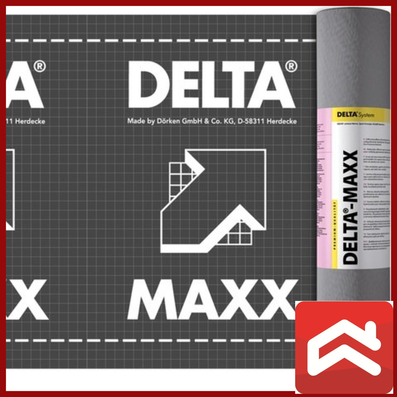 Dorken Delta MAXX - гідроізоляційна супердифузійна покрівельна мембрана