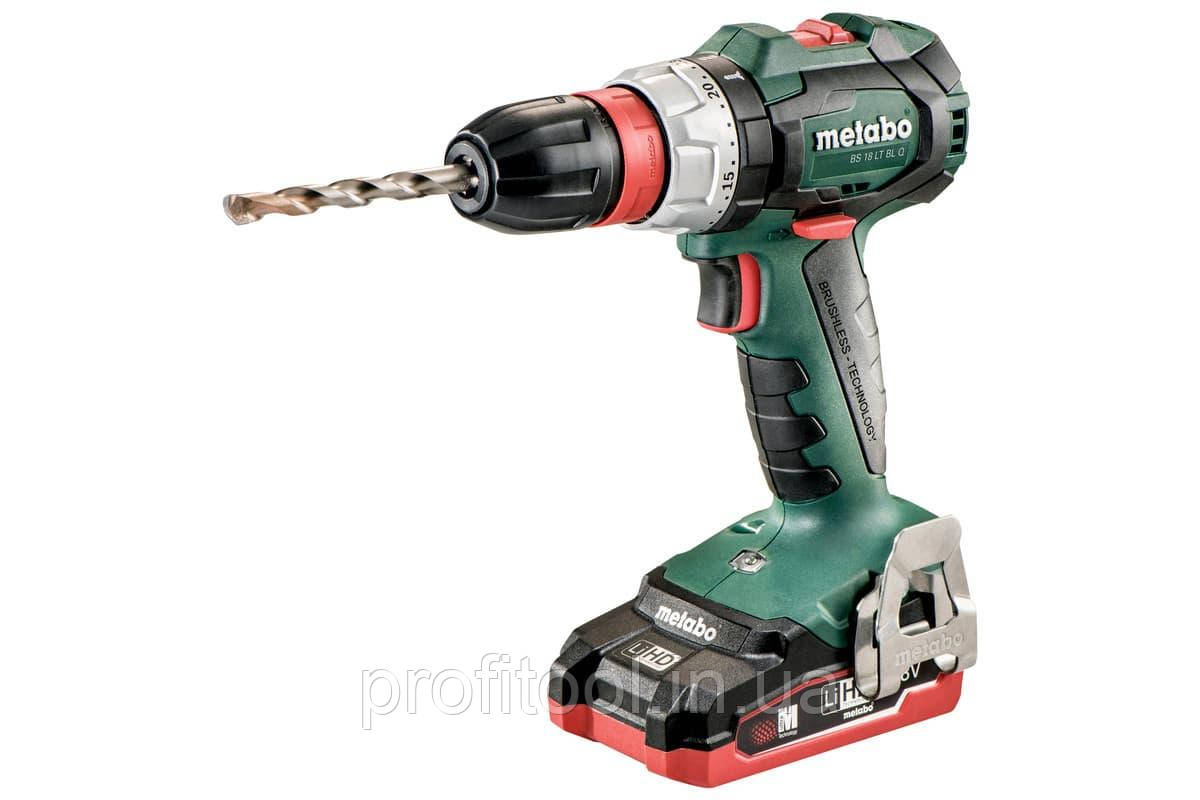 Акумуляторний шуруповерт METABO BS 18 LT BL Quick 2X5.5аг LIHD+MetaLoc (602334770)