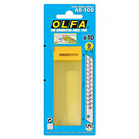 Лезвие OLFA AB-10B сегментированное 9 мм 10 шт (100551)