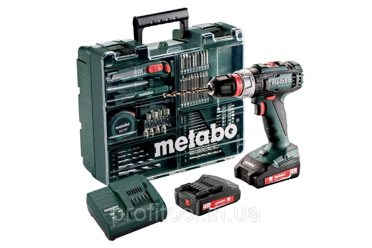 Акумуляторний дриль-шуруповерт METABO BS 18 L Quick Mobile Workshop (602320870)