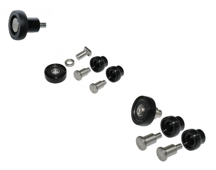 Ремкомплект роликів розсувної дверки Citroen Jumpy Fiat Scudo Peugeot Expert 1996-2006 верх середина низ, фото 1