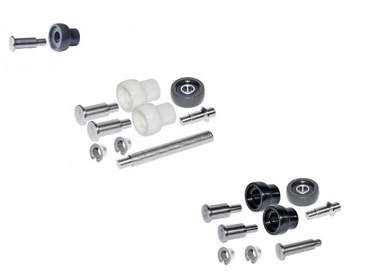 Ремкомплект роликів розсувної дверки Citroen Jumpy Fiat Scudo Peugeot Expert 2007-2015 верх середина низ, фото 1