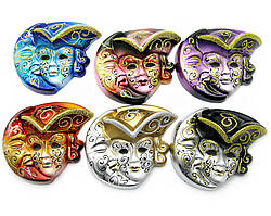 Маска керамічна "Венеціанська ніч" (10 см)(6 шт/уп)