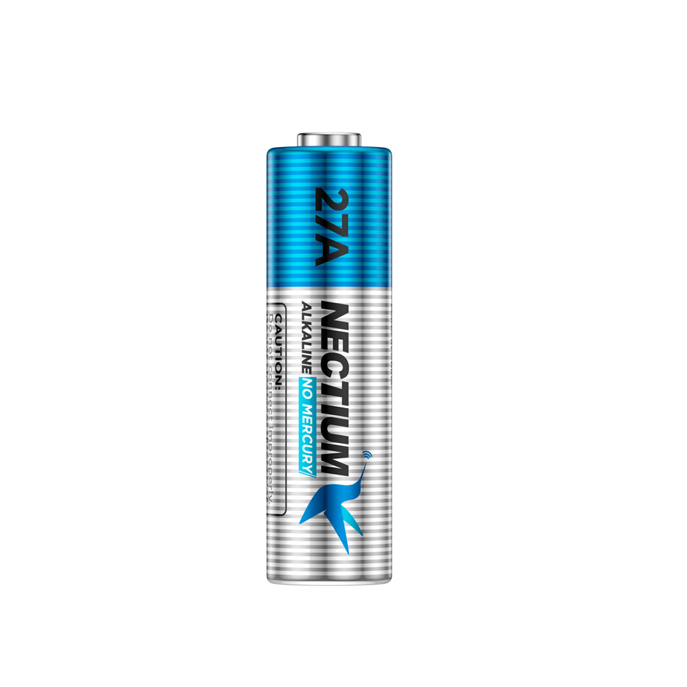Лужна батарейка Nectium Alkaline A27 12V 1шт/уп blister, фото 1