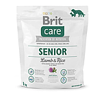 Brit Care Senior Lamb&Rice Корм для літніх собак усіх порід з ягням та рисом 1 кг