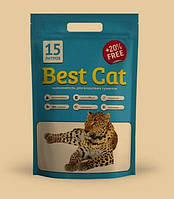Силикагелевый наполнитель для кошачьего туалета Best Cat (Бест Кэт) Blue Mint (мята), 15 л