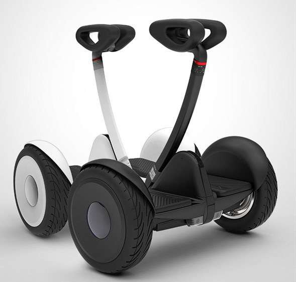 Сигвей з ручкою Segway Ninebot Mini MАЙНБОТ міні робот 10.5 дюйма із самобалансом Батарея 54 вольти Світ і Лід