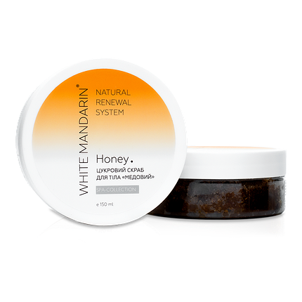 Скраб цукровий для тіла Медовий Spa Protection White Mandarin 150 мл, фото 1