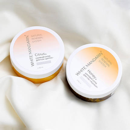 Скраб соляний для тіла Цитрус Spa Protection White Mandarin (150 мл), фото 4
