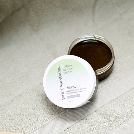 Трав'яний пілінг для тіла Антиоксидантний SPA collection White Mandarin (150 мл), фото 4